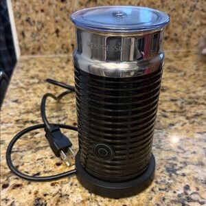 Nespresso Black and Silver Milk Frother